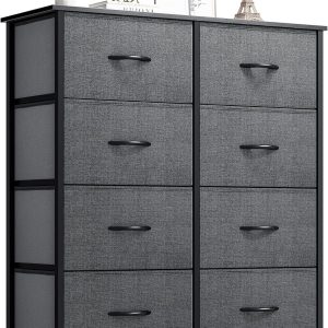 YITAHOME Dresser for Bedroom, Fabric Dresser with 8 Drawers,Tall Dresser,Chest of Drawers for Closet